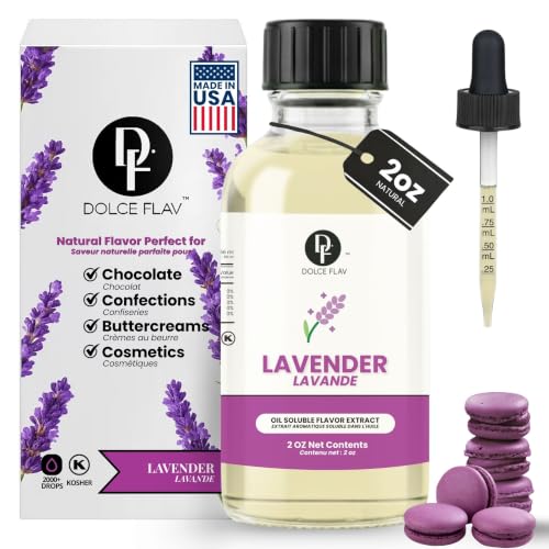 Dolce Flav Lavender Extract, Oil-Soluble, 2 Oz