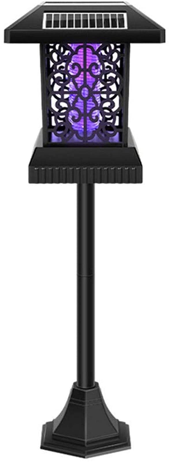 Lampada antizanzare Solare, Lampada antizanzare elettrica Ricaricabile Anti Moskito con Pannello Solare Lampada USB utilizzata per Interni ed Esterni
