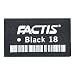 Factis Eraser Black 18