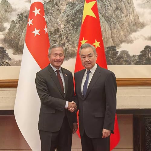 Chinese FM meets Singaporean counterpart