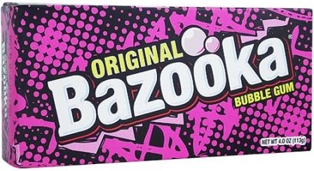 Bazooka Original Bubble Gum 4 Oz