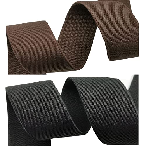 Thick Elastic Bandsewing Elastic Band 35Mm Wide 5 Yard Colored Twill Woven Elastic (Mixed Color) #TOP5