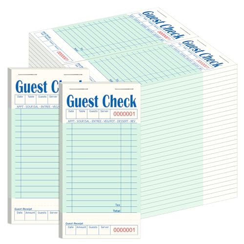 Carnets de chèques d'invité fini le chaos en cuisine avec ces blocs serveurs