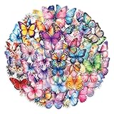 【Cadeau Idéal】 - Ces autocollants de fleurs constituent d'excellents cadeaux pour les amis, la famille, les camarades de classe et toute personne qui aime les fleurs et les papillons. Elles colorent le quotidien avec chaleur. Cadeaux parfaits pour un anniversaire, la Saint-Valentin ou toute fête, elles créent des souvenirs uniques.