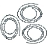 bracelet résille tubulaire Lot de 3 Filets en Résille tubulaire perlon noir, 3x 1m de long x 4 mm, Tubes à remplir de strass, perles