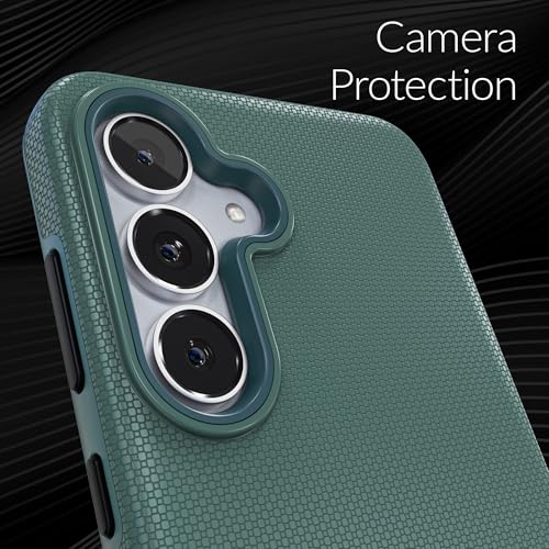 Image of Crave Compatible with Samsung Galaxy S25 FE Case, Shockproof Protection Dual Layer Case for Samsung Galaxy S25 FE (6.7 inch) - Forest Green