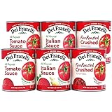 Dei Fratelli Paquete Variado De Recetas Clásicas: Tomates Triturados Asados Al Fuego, Salsa Italiana, Tomates Madurados En...