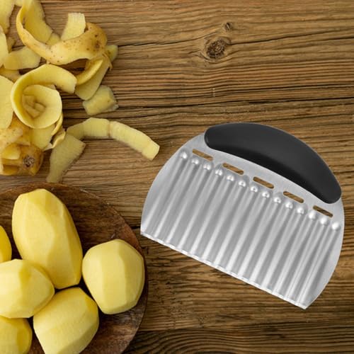 Cortadora ondulada metálica para frutas y verduras miniatura 5