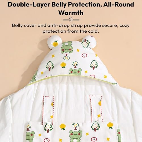 Image of StarAndDaisy Baby Swaddle Wrap for Newborn 0-9 Months, Baby Sleeping Bag Or Blanket, Muslin Swaddle for New Born Boys & Girls for All Season Frog Print