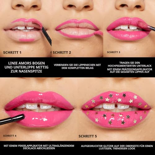 NYX Professional Makeup Lipgloss, Hochpigmentierte und langanhaltende Formel, Nicht abfärbend, Shine Loud, Lead Everything – Ansicht 6