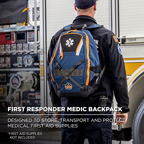 Ergodyne Arsenal 5244 Medic First Responder Trauma Backpack Jump Bag for EMS, Police, Firefighters, Blue by Ergodyne - Used condition - Image 2