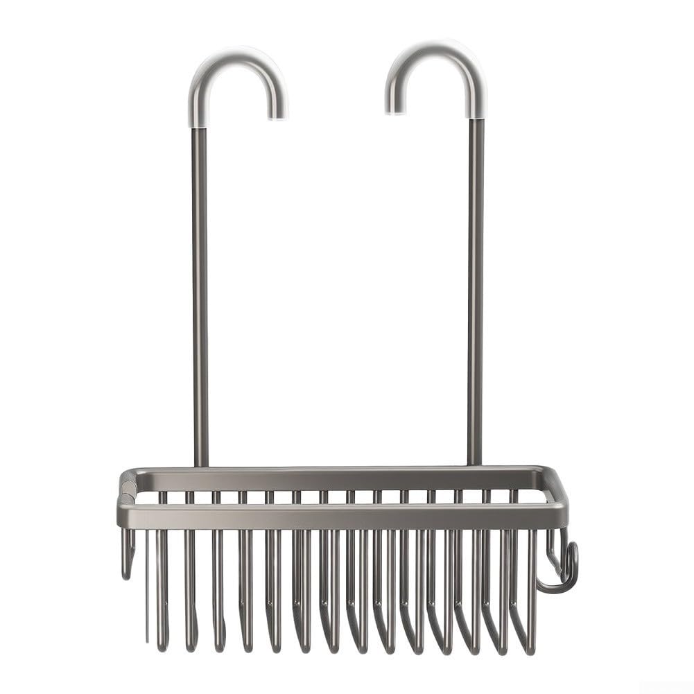 Organizer Bagno Appendibile Antiruggine in Alluminio Spaziale