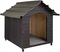 Casa Casinha De Cachorro Telhado Ecológico Extra Gigante N8 (Tabaco)