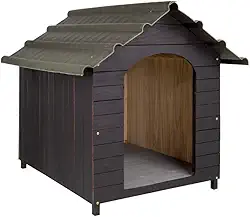 Casa Casinha De Cachorro Telhado Ecológico Extra Gigante N8 (Tabaco)