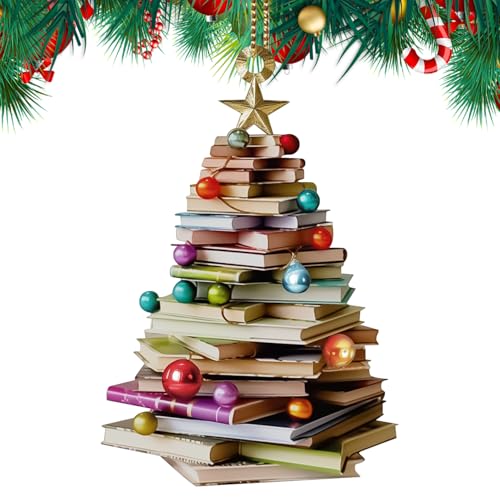 Weihnachten Ornamente 2024 - Buchliebhaber Baum Ornament Aus Acryl -...