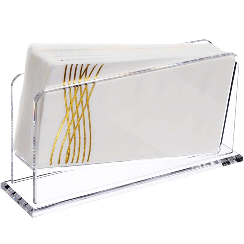 Amazon.com: HeiMma Acrylic Guest Towel Napkin Holder, Clear Lucite ...