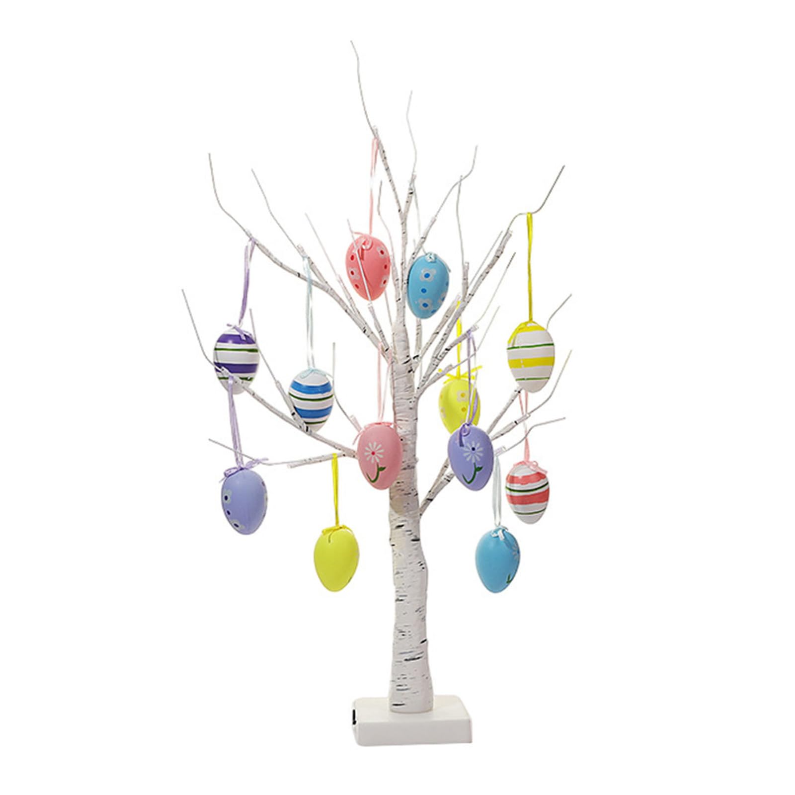 Piceioep Multifunctional Eggs Tree Decoration for Easter Celebration Home Party Supplies Easy Installation Festives Accent Easter Tree