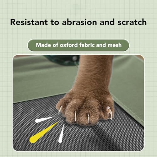 Lit surélevé pour chien pliable de camping transportable et résistant - 4