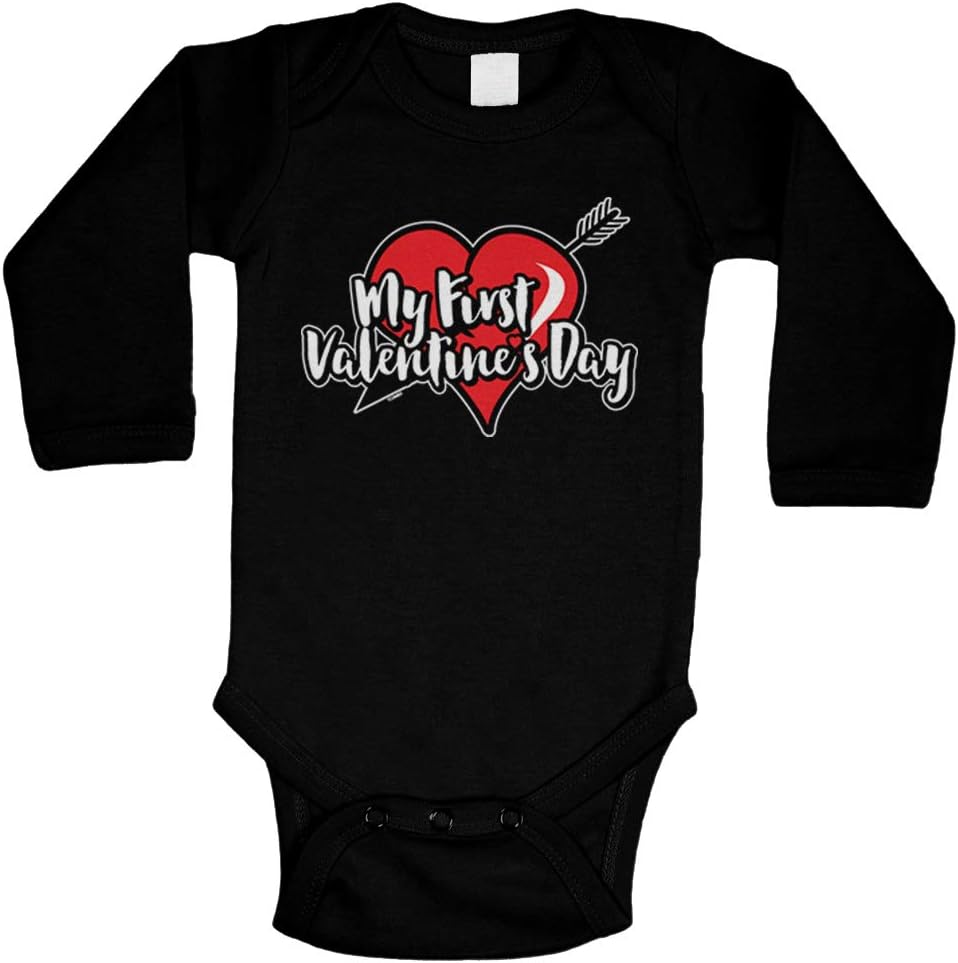 My First Valentine's Day - Love Heart Bodysuit