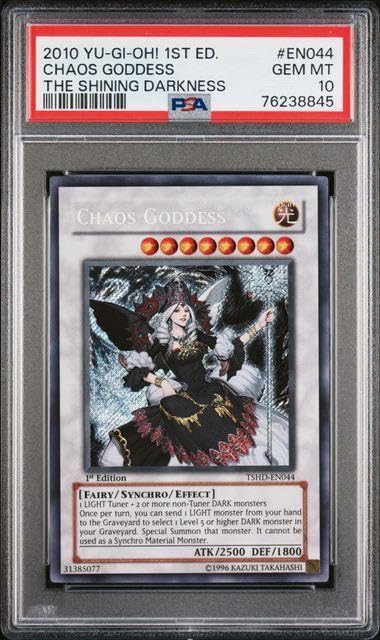 遊戯王OCG カオス ゴッデス 混沌の女神 レリーフ psa10 PSA10 状態B