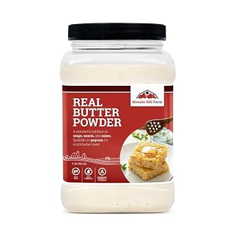 Hoosier Hill Farm Real Butter Powder, 1LB Pack of 1