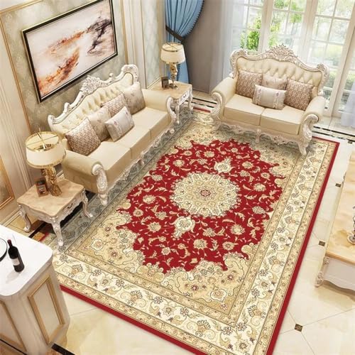 Tapis de restaurant rouge lavable pour une salle propre - 2
