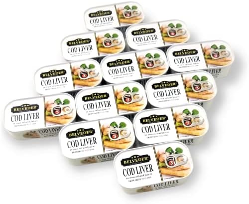 Belveder Icelandic Wild Cod Liver 120g Can