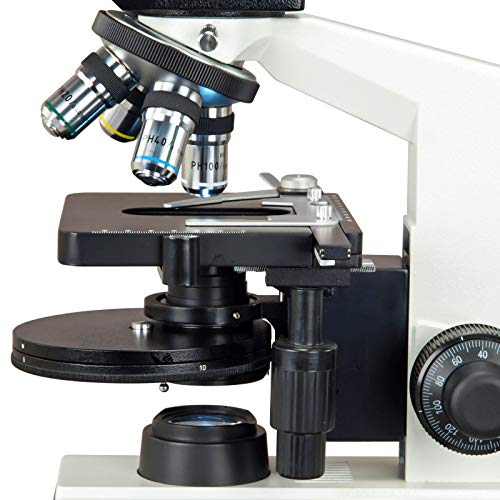 Omax 40X-2500X Super Speed 18Mp Usb3 Phase Contrast Trinocular Led Microscope With Turret Phase Disk #TOP3