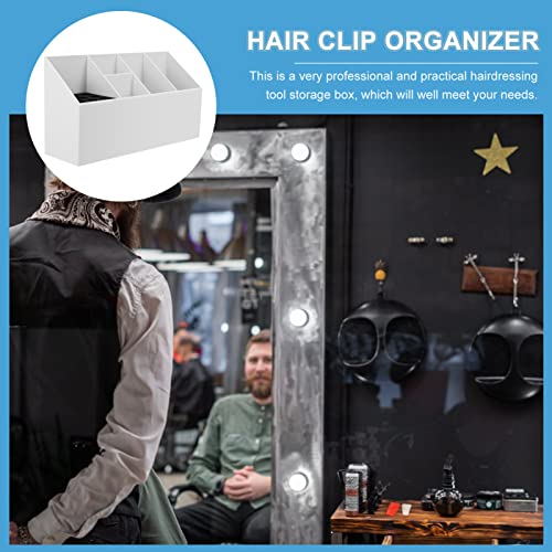 Support en plastique peignes ciseaux à cheveux stable et multi-compartiments - 3