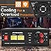 Pyramid PSV500 Universal Compact 50 Amp Adjustable 12 to 15 Volts Output Home Bench Power Converter Supply, with 2 USB Ports and Overload Protection