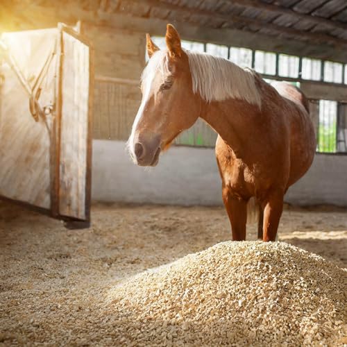 Strohgranulat Einstreu Stroh Tier Streu Pellet Großtier Kleintier Pferde Stall Box Paddock 15kg Sack / 1 Karton