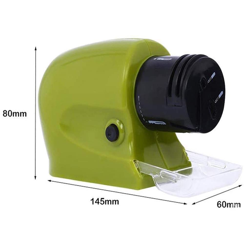 Cocina Sacapado de Cuchillos eléctricos, Afilador de Cuchillos eléctricos multifuncionales, Portátil Fast Smart Sharpening Piedra Profesional Afilado de Mano Cuchillos de Cocina