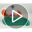 Image of SPIREX 360 Degree Rotating Double Layer Soap Box | Soap Dish Storage | Water Drain Soap Holder | Soap Case | Plastic Home /Kitchen /Bathroom Accessories | Soap Tray (Pack of 1,Multicolor)