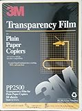 3M PP2500 Plain Paper Copier Transparency Film 50 Count