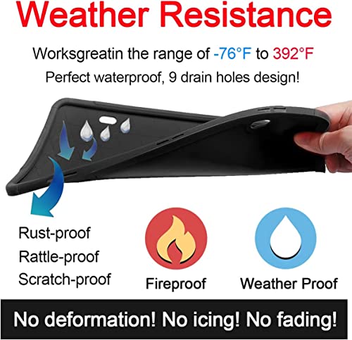 Car License Plate Frame, 2 PCS Anti-Theft Universal Silicone License Plate Frame for Cars, SUVs, Vehicles, Rustproof License Plate Frame, Auto Accessories for Men & Women (Black) - Thumbnail 3
