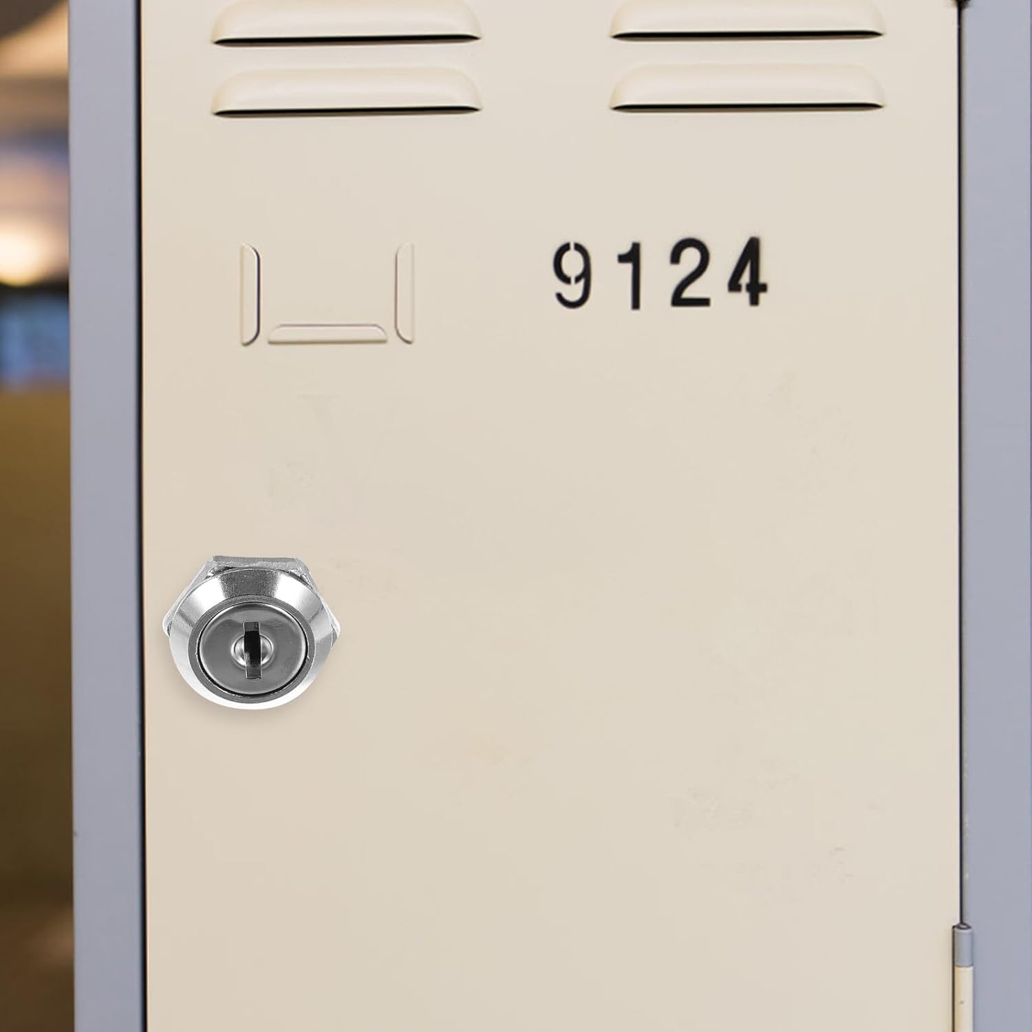 16 Sets Cabinet Cam Locks with Keys 16mm Drawer File Safety Lock for Office Storage Cabinets