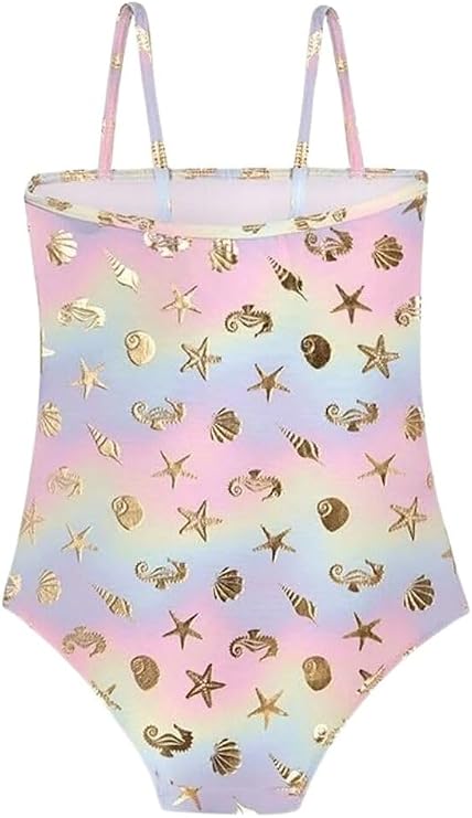 SLIPSTOP Golden Swimsuit Kız Çocuk Mayo UV Korumalı, 2163390