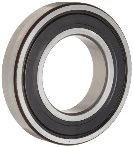 Timken 204PP Ball Bearing, Double Sealed, No Snap Ring, Metric, 20 mm ID, 47 mm OD, 14 mm Width, Max RPM, 1460 lbs Static Load Capacity, 3250 lbs Dynamic Load Capacity