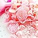 240 pcs Assorted Pearlized Flat Back Cabochon 6mm to 18mm Pink Heart Starship with samples from GreatDeal68