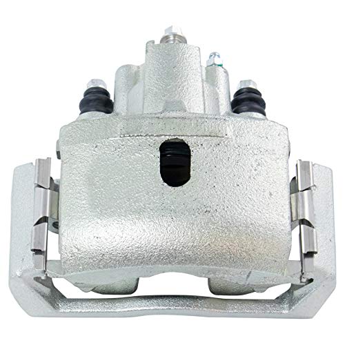 Image of TRQ Rear Brake Pad & Rotor Kit Semi-Metallic Compatible with 2014-2017 Ram 1500