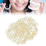 5/16 Zoll 3,5 Unzen Kieferorthopädische Elastische Gummibänder, Gummibänder für Zahnspangen, Leichte Tragbare Zahnbänder mit Kleiner Lücke für die Kieferorthopädie