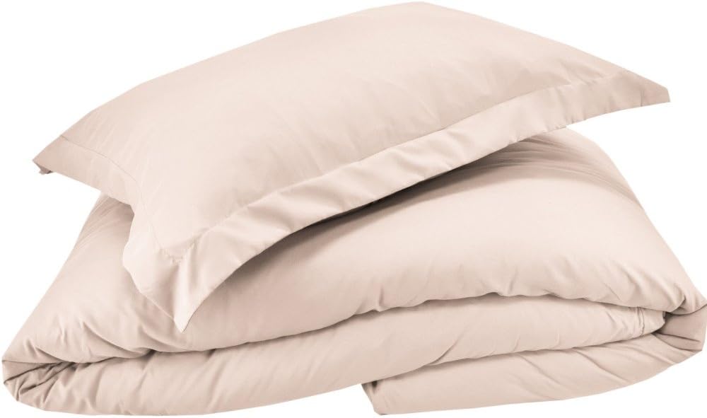 Mezzati Luxury Duvet Cover Set - Soft and Comfortable 1800 Prestige Collection - Brushed Microfiber Bedding (Beige, Twin/Twin XL Size)
