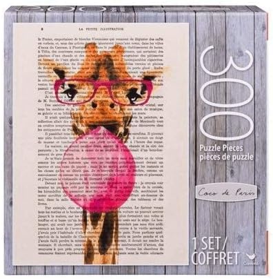 Giraffe with Bubblegum Coco de Paris 300-Piece Puzzle