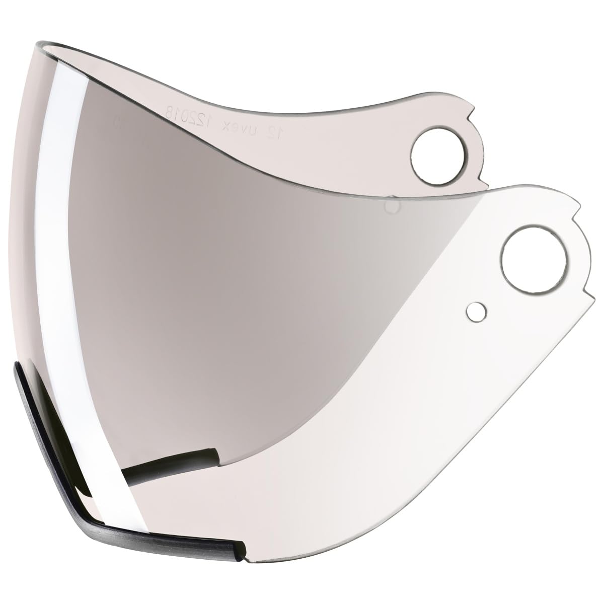 Uvex Finale Visor Helm Ersatzvisier litemirror silberfarben: Größe: 56-60cm