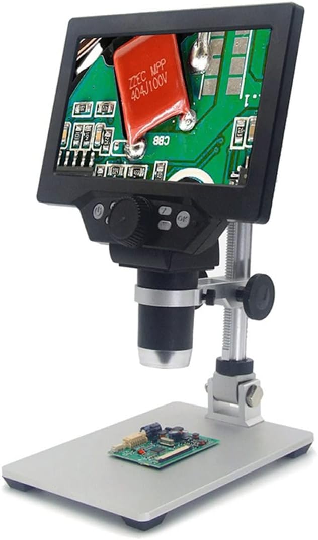 Microscope Kit G1200 Microscope Electronic 12MP 7 Inch LCD Display 1-1200X Magnifier Tool Microscope Slides