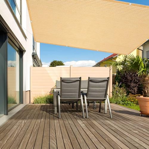 Evite el calor en su terraza con este toldo vela 6x5m anti UV