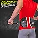 BraceAbility Spine Sport Back Brace - Athletic Men's and Women's Workout Lumbar Corset for Exercising, Running, Golfing, Driving, Fishing, Active Nurses and Police Work (Large)
