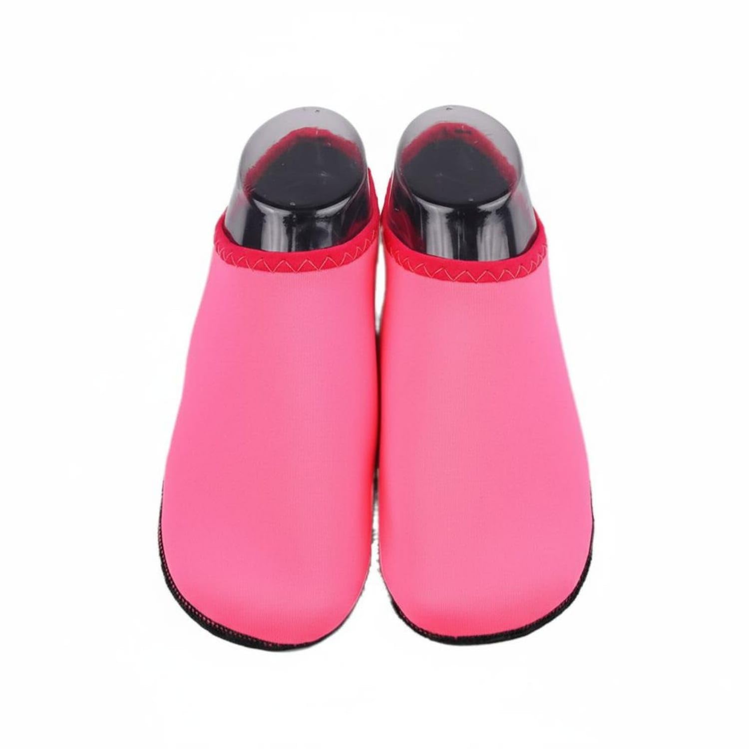 Breathable Snorkeling Shoes Wear-Resistant Slip-on Water Shoes Shielded Sole Quick-Dry Aqua Socks Lightweight for Swimming, Diving, River Trekking, Surfing, Rose Red, XL-image-30