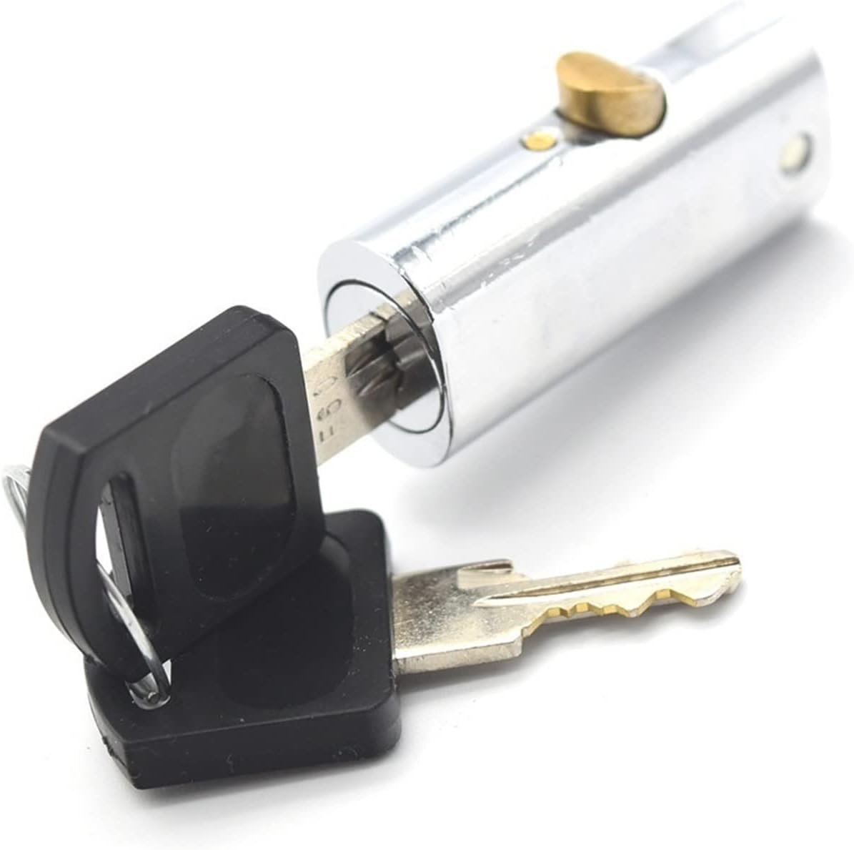 Push Sliding Cabinet Lock Cylinder for Tool Box File Cabinet Office Drawer Air Storage-Box JA41 1Pcs(Key Different)