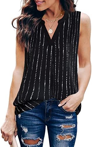Timeson Women's Chiffon V Neck Sleeveless Blouse Tops Office Work Shirts 1 Timeson Women's Chiffon V Neck Sleeveless Blouse Tops Office Work Shirts